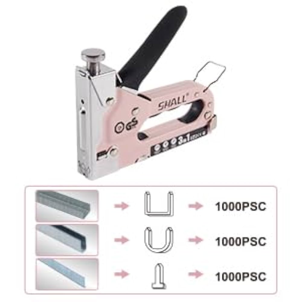 STANLEY スタンレー　staple gun ステープルガン　タッカー　替刃 STANLEY SharpShooter Stapler, Heavy Duty (TR150HL) - Hand